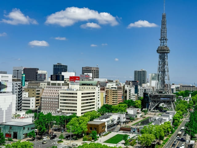 名古屋市中区栄の街並み